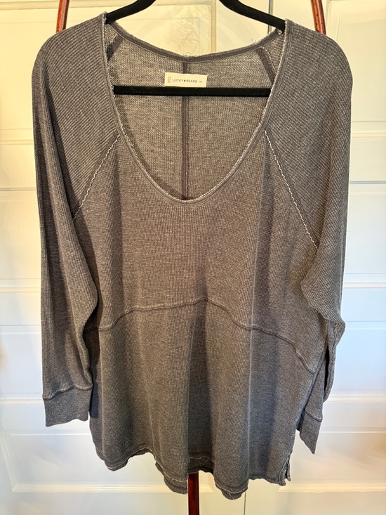 Lucky Brand Tops - XXL thermal oversized thermal waffle knit lucky brand coastal tunic top